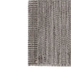 vermont hand woven minimalist rug in light grey
