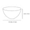 data sheet of the half egg bowl by rosaria rattin of kose milano | ikonitaly