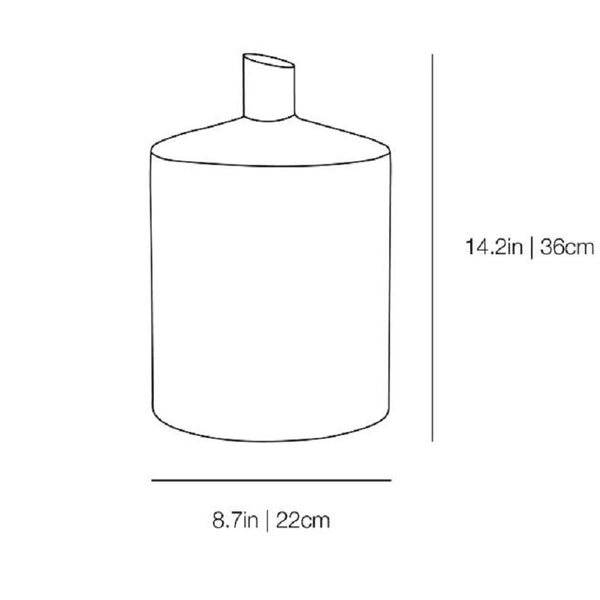 kose milano movimento large design vase data sheet | ikonitaly