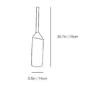kose_milano_collection_fabbriche_smoke-long_bottle_neck_vase-data sheet | ikonitaly