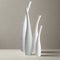 four stem vases of the giunco collection by kose milano | ikonitaly