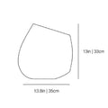 kose milano collection monolite contemporary vase medium data sheet | ikonitaly