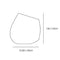 kose milano collection monolite contemporary vase medium data sheet | ikonitaly