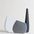 minimalist vases, white, grey and black contemporary | ikonitaly
