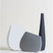 minimalist vases, white, grey and black contemporary | ikonitaly