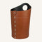 limac-design-ambrogio-italian-leather-paper-bin-brown | ikonitaly