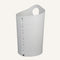 limac-design-ambrogio-leather-wastepaper-bin-white | ikonitaly