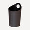 limac-design-ambrogio-wastepaper-leather-bin-dark-brown | ikonitaly