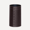 limac-design-battista-design-leather-wastebin-dark-brown | ikonitaly