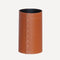 limac-design-battista-leather-waste-basket-brown | ikonitaly