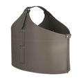 limac-design-bonded-leather-basket-dove-grey | ikonitaly