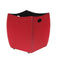 limac design botte leather firewood container red | ikonitaly