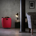 limac design botte leather firewood container