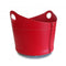 limac-design-cadin-leather-storage-basket-red | ikonitaly