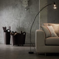 limac-design-cadin-leather-storage-basket-in home | ikonitaly