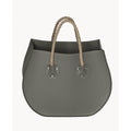 limac design lira leather magazine rack dove grey | ikonitaly