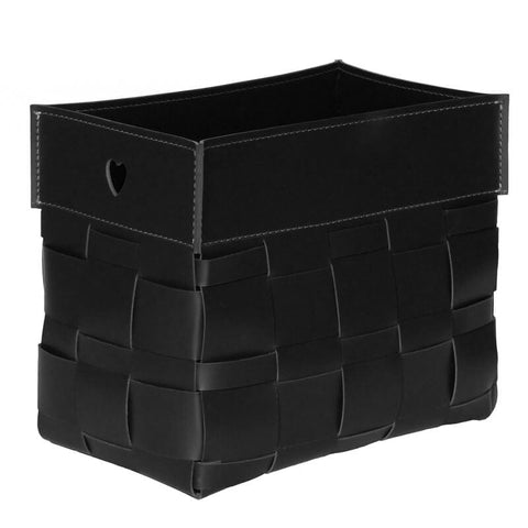 limac-design-lory-leather-magazine-rack-K14-black| ikonitaly