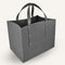 limac-design-maneghe-leather-firewood-holder-anthracite | ikonitaly