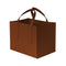    limac-design-maneghe-leather-firewood-holder-brown | ikonitaly