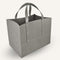    limac-design-maneghe-leather-firewood-holder-dove-grey-K16 | ikonitaly