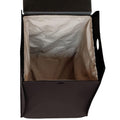 limac-design-paul-corner-laundry-basket-dark-brown-fully-open | ikonitaly