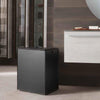 limac design peter black laundry hamper in home bathroom