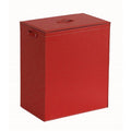 limac-design-peter-leather-laundry-hamper-red | ikonitaly