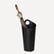 limac design pluvia leather umbrella stand black | ikonitaly