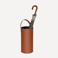 limac-design-regen-leather-umbrella-stand-brown | ikonitaly