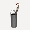 limac design regen lobby leather umbrella stand dove grey