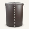    limac design ricky contemporary laundry hamper dark brown