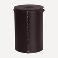 limac-design-roby-long-cylinder-laundry-basket-dark-brown | ikonitaly