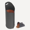 limac-design-sapir-leather-pellet-holder-anthracite | ikonitaly