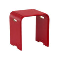 limac-design-sgaby-leather-covered-stool-red | ikonitaly