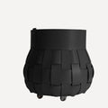limac-design-treccio-firewood-storage-container-black | ikonitaly