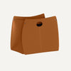 limac design vanda leather magazine hand made brown rack