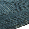 loom of the nomad atlas hand knotted rug in blue by carpet edition 