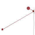 luceplan-counterbalance-minimalist-red-wall-lamp | ikonitaly