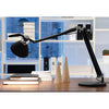luceplan fortebraccio black desk lamp