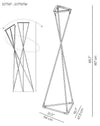 luceplan tango modern floor lamp data sheet 