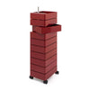 magis 360 10 drawers storage unit red 1130c