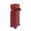 magis-360-10-drawers-storage-unit-red-1130c | ikonitaly