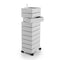 magis-360-storage-unit-on-wheels-10-drawers-light-grey-1707c | ikonitaly