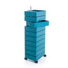 magis 360 storage unit with 10 drawers blue 1234c