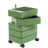 magis 360_ storage unit with 5 drawers green