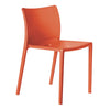 magis air chair stackable outdoor orange