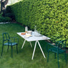magis baguette garden table marble tabletop