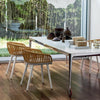 magis big will design table aluminum orange castors