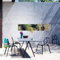 magis baguette patio table outdoors | ikonitaly