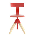 magis-tuffy-height-adjustable-swivel-chair-red | ikonitaly